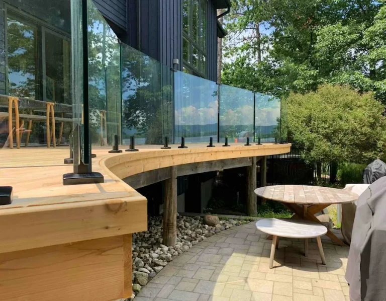 Frameless Glass Deck Railing