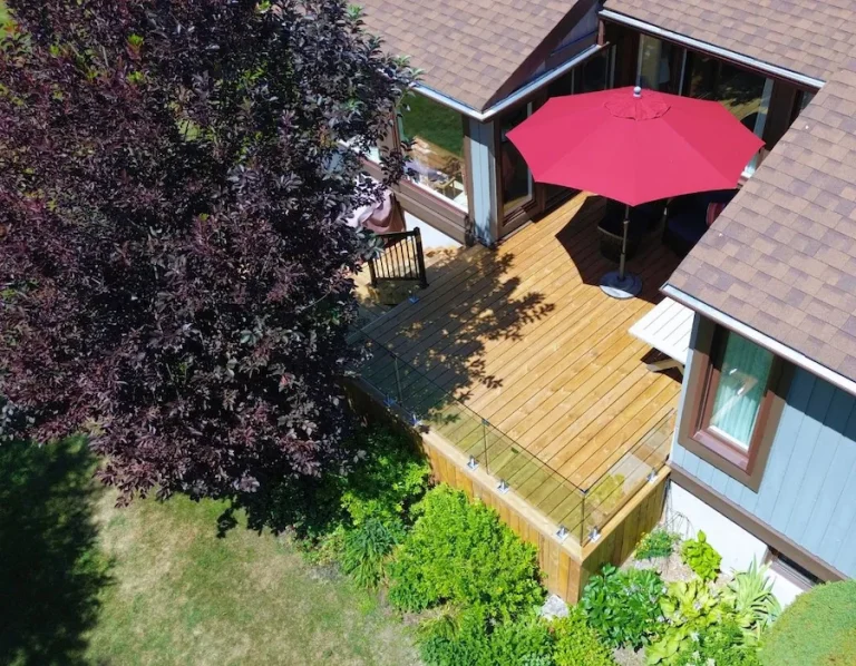 Frameless Glass Deck Railing